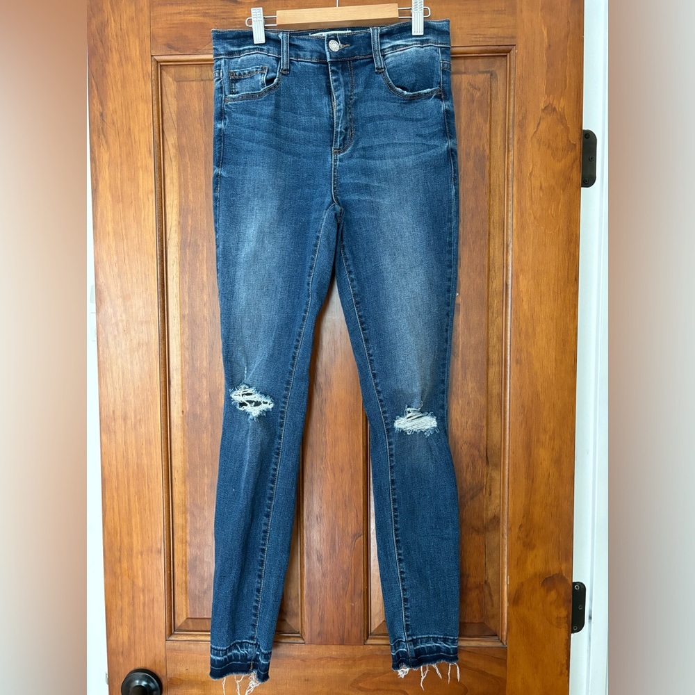 Garage Clothing Dark Blue High Rise Jeans
